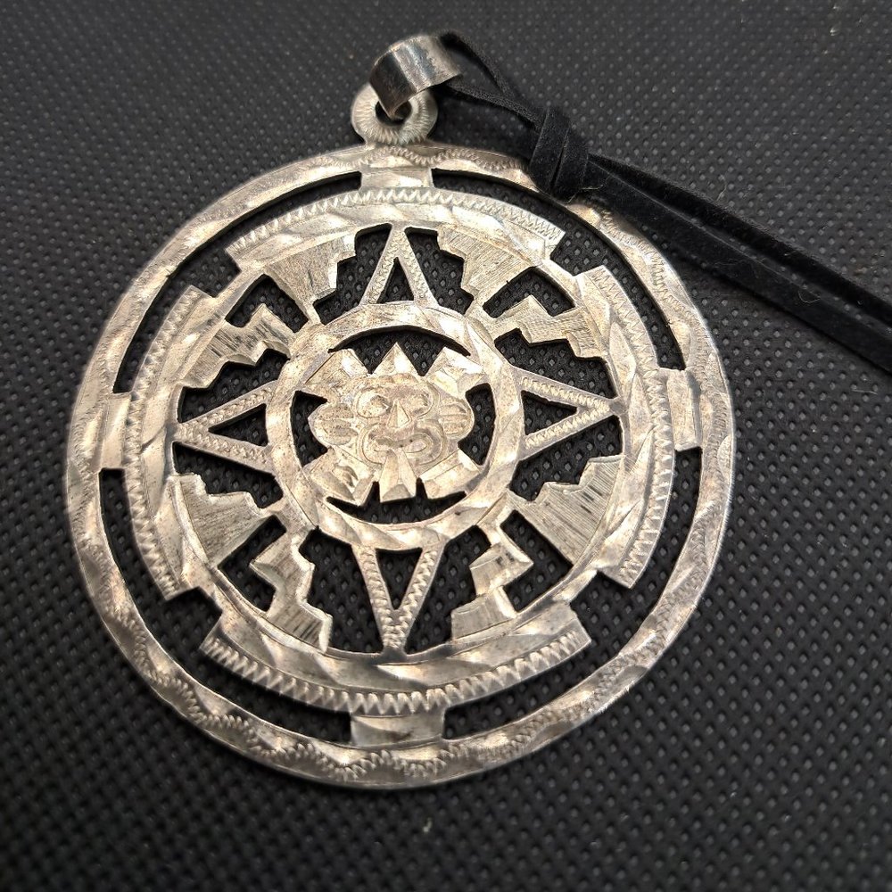 Vintage Turkish Sun God Pendant